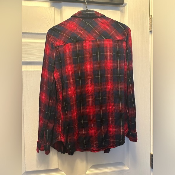 Button-up long-sleeve plaid - Picture 2 of 2